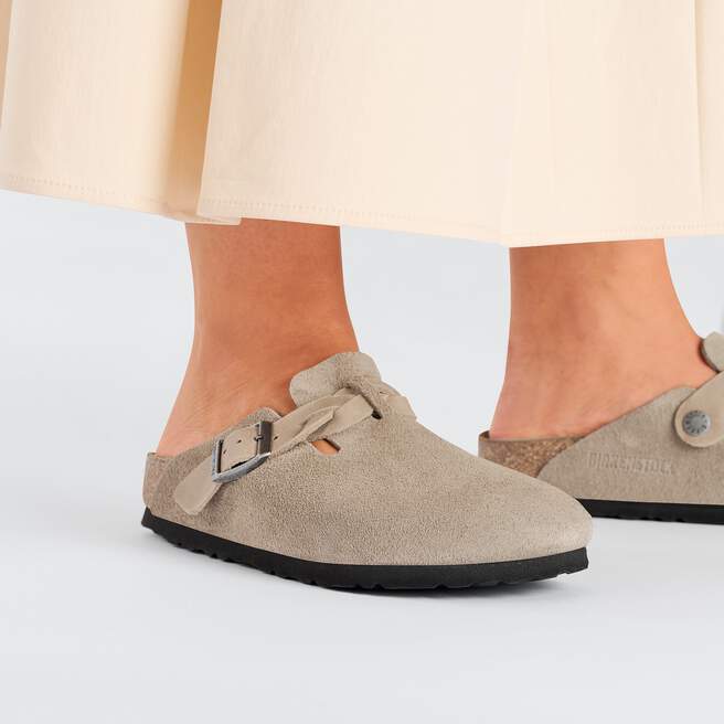 Boston Braided Suede Leather Women Smalur