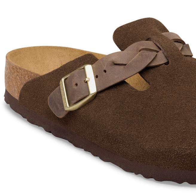 Boston Braided Suede Leather