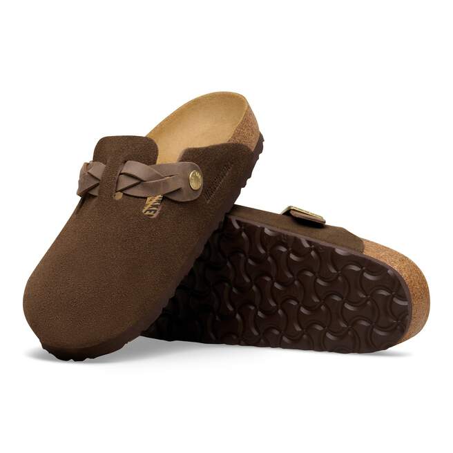 Boston Braided Suede Leather