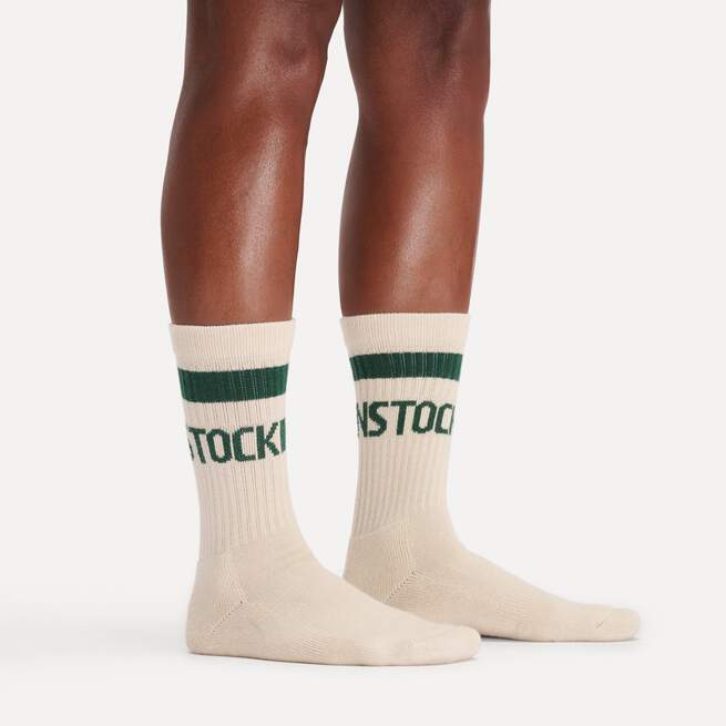 Birkenstock Cotton Sokkar Crew Stripe