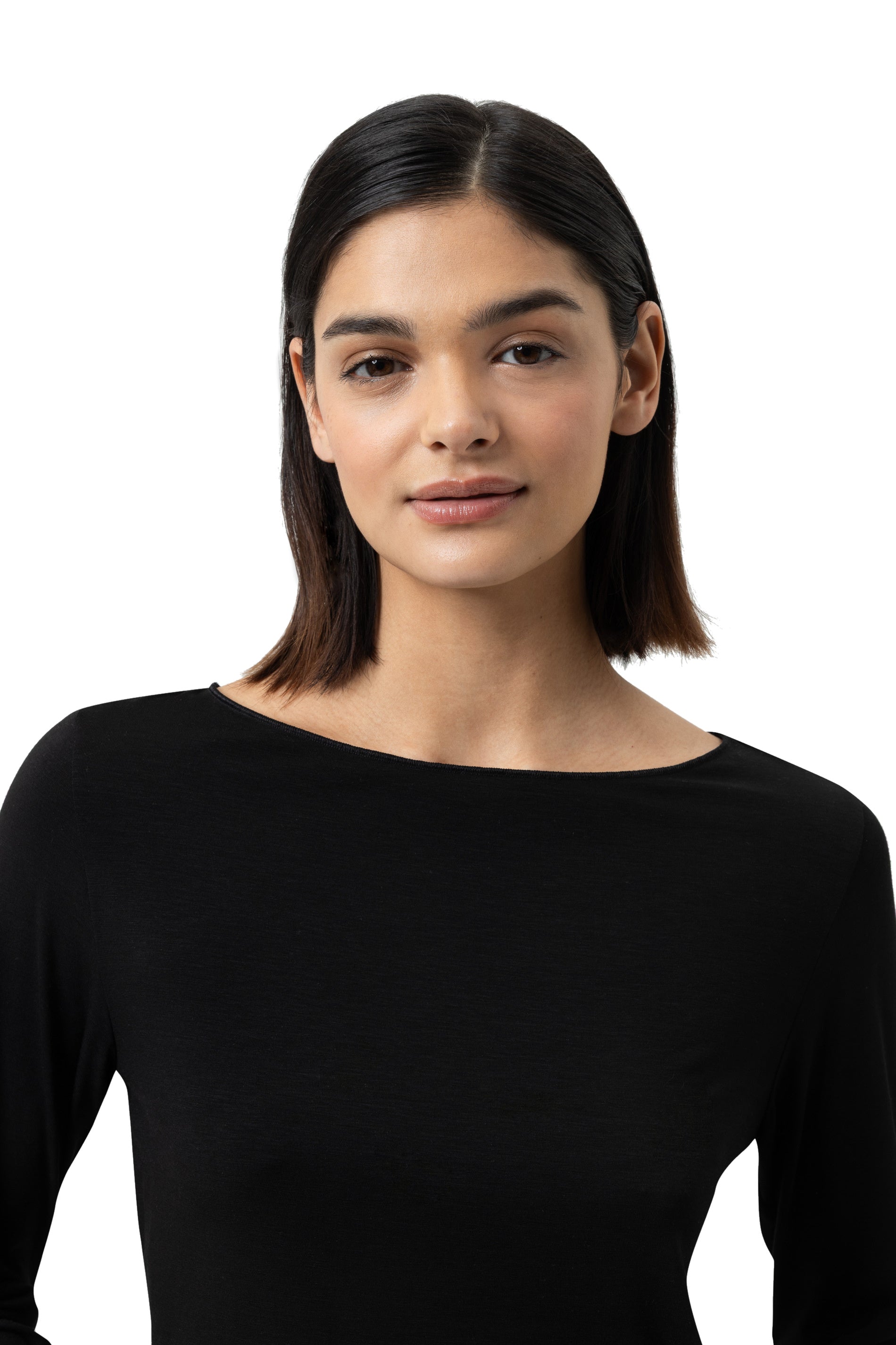 BLUSA VIÐ LANGARI ERMU (RULLU KANT)