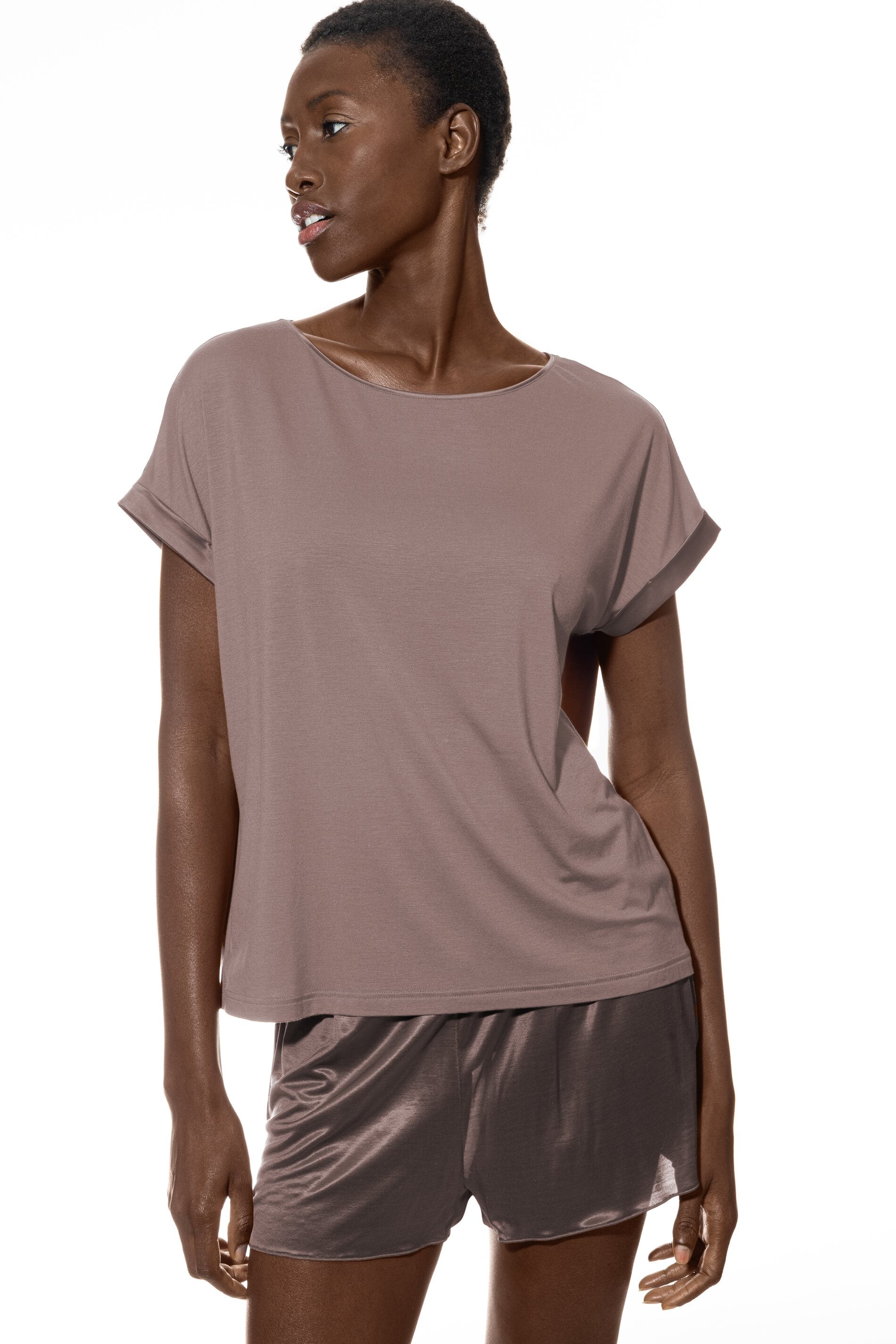 T-shirt stutta ermu PURE CHIC