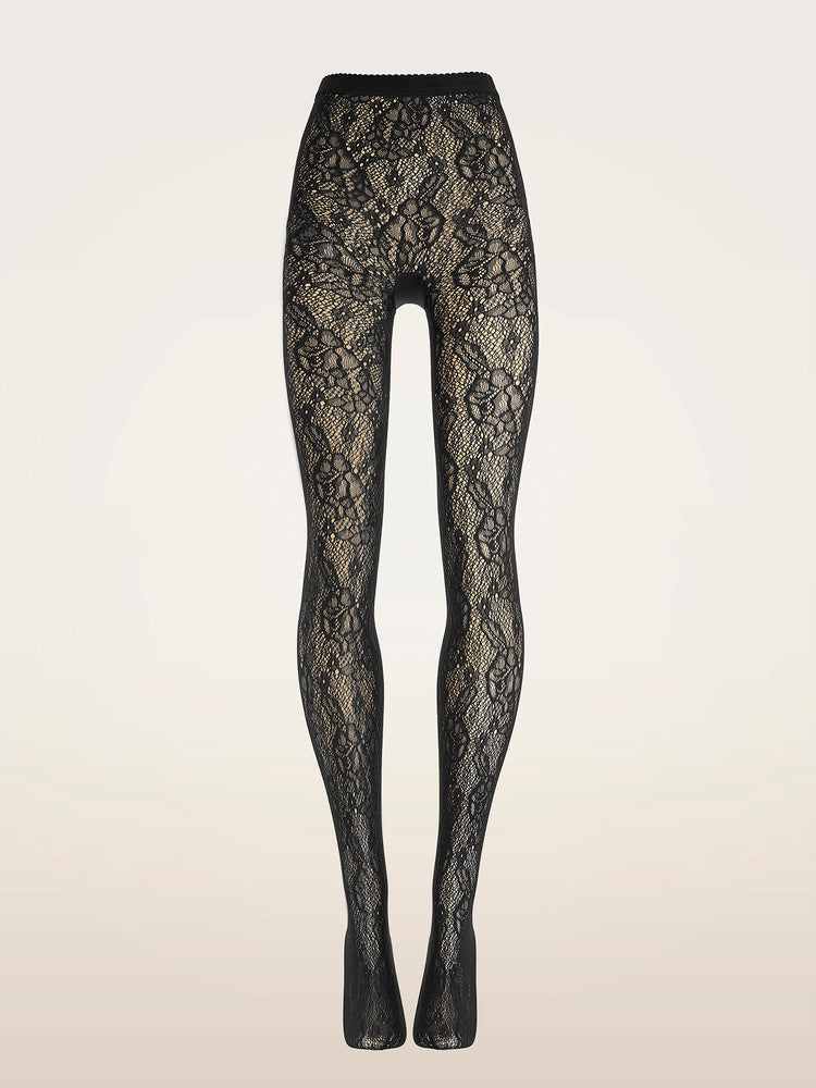 INFINITE ROSE NET TIGHTS