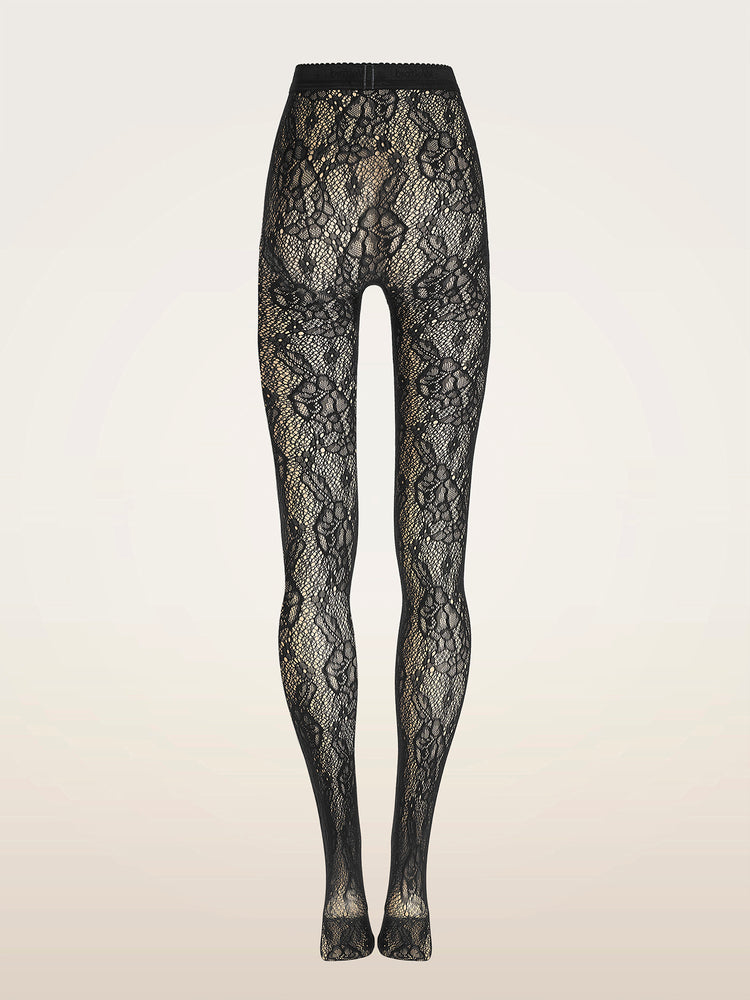 INFINITE ROSE NET TIGHTS