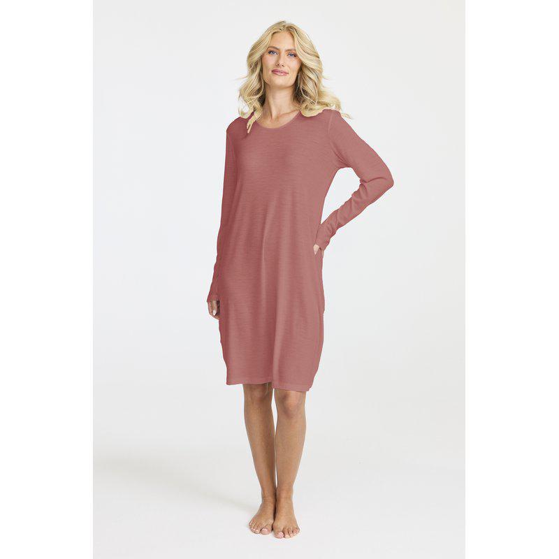 Náttkjóli vid langari ermu