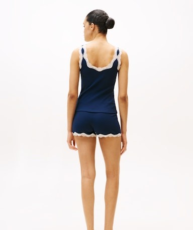 NÁTTIKLÆÐA SETT TOPPUR OG SHORTS