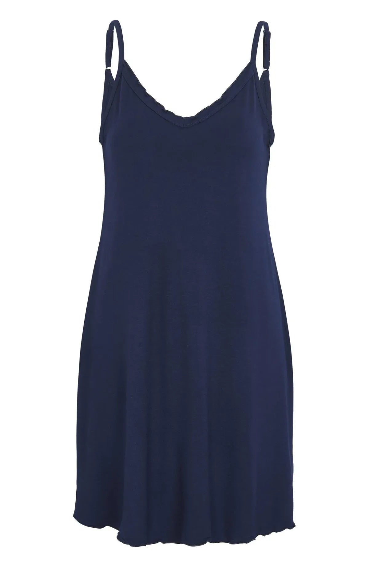 Náttkjóli uttan ermar og justerbarar stroppar