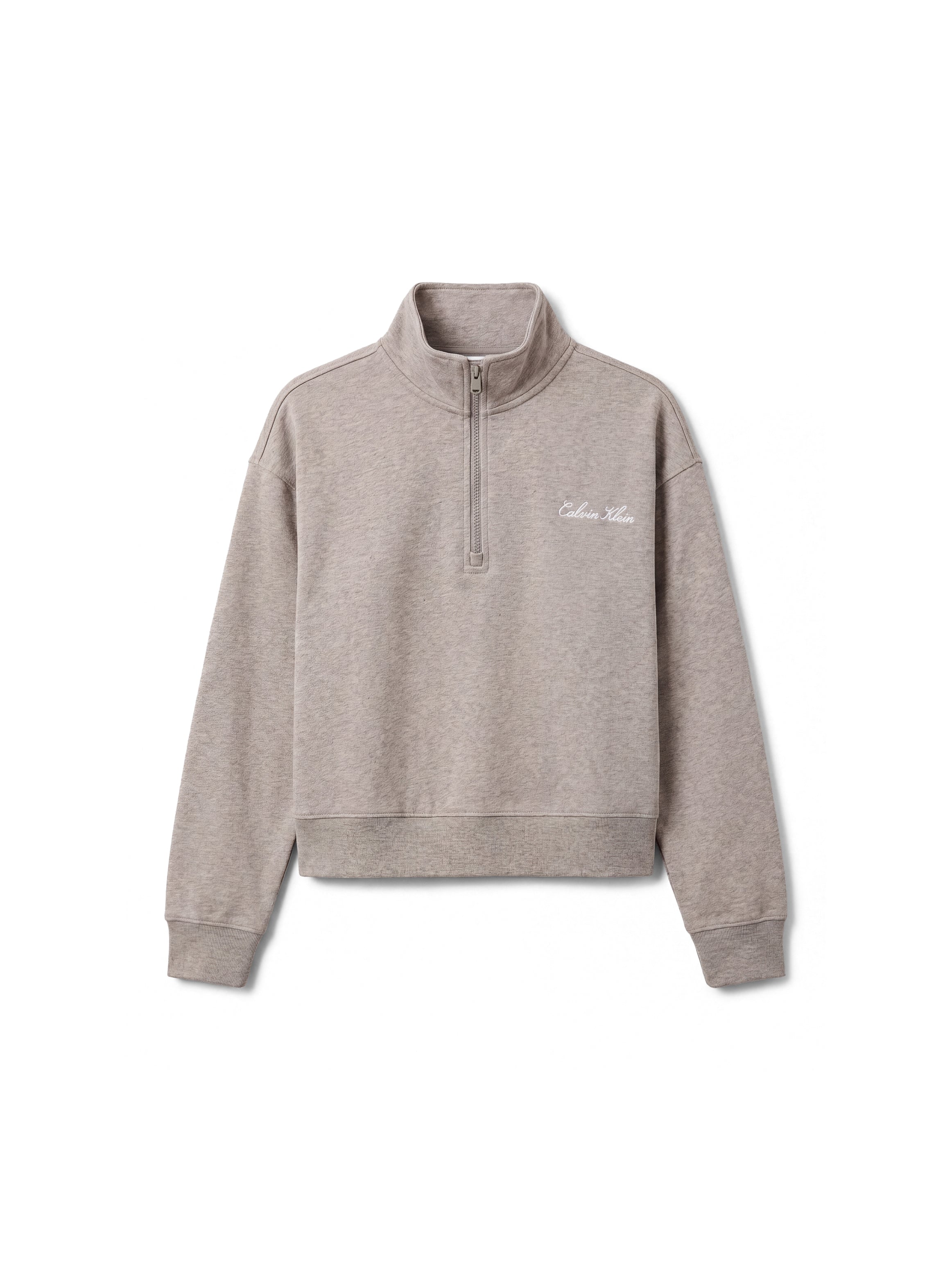 HEAVY JERSEY 1/4 ZIP TOP- GRAPHI