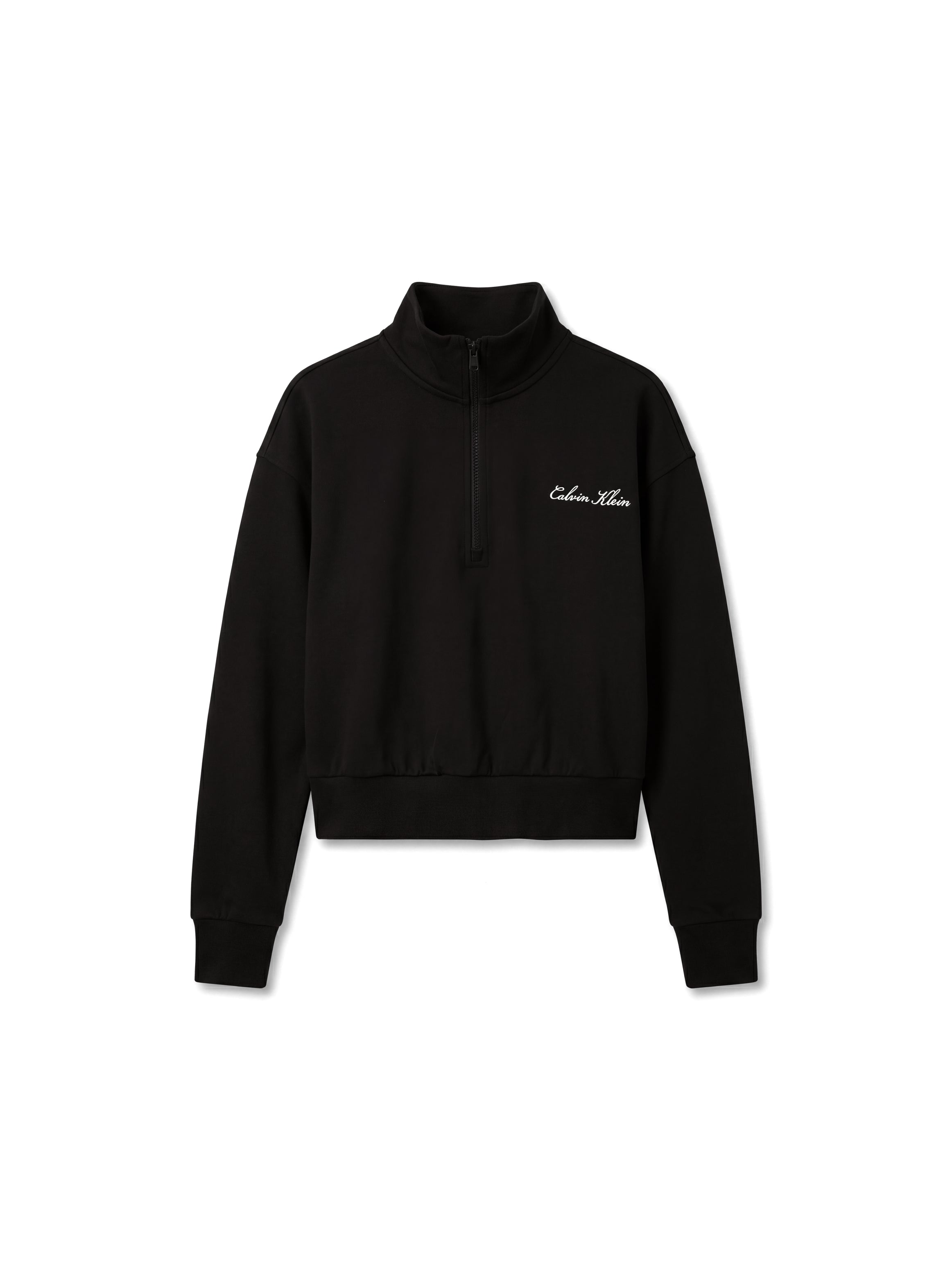 HEAVY JERSEY 1/4 ZIP TOP- GRAPHI