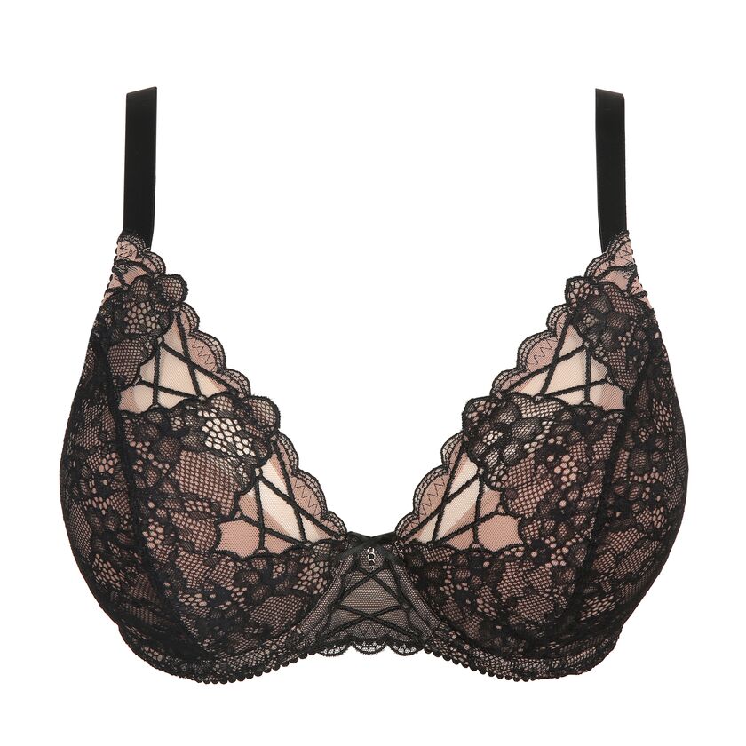 PrimaDonna LIVONIA half padded plunge bra black