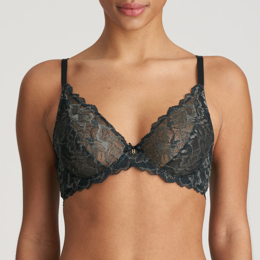 Marie Jo MANYLA plunge bra night grey
