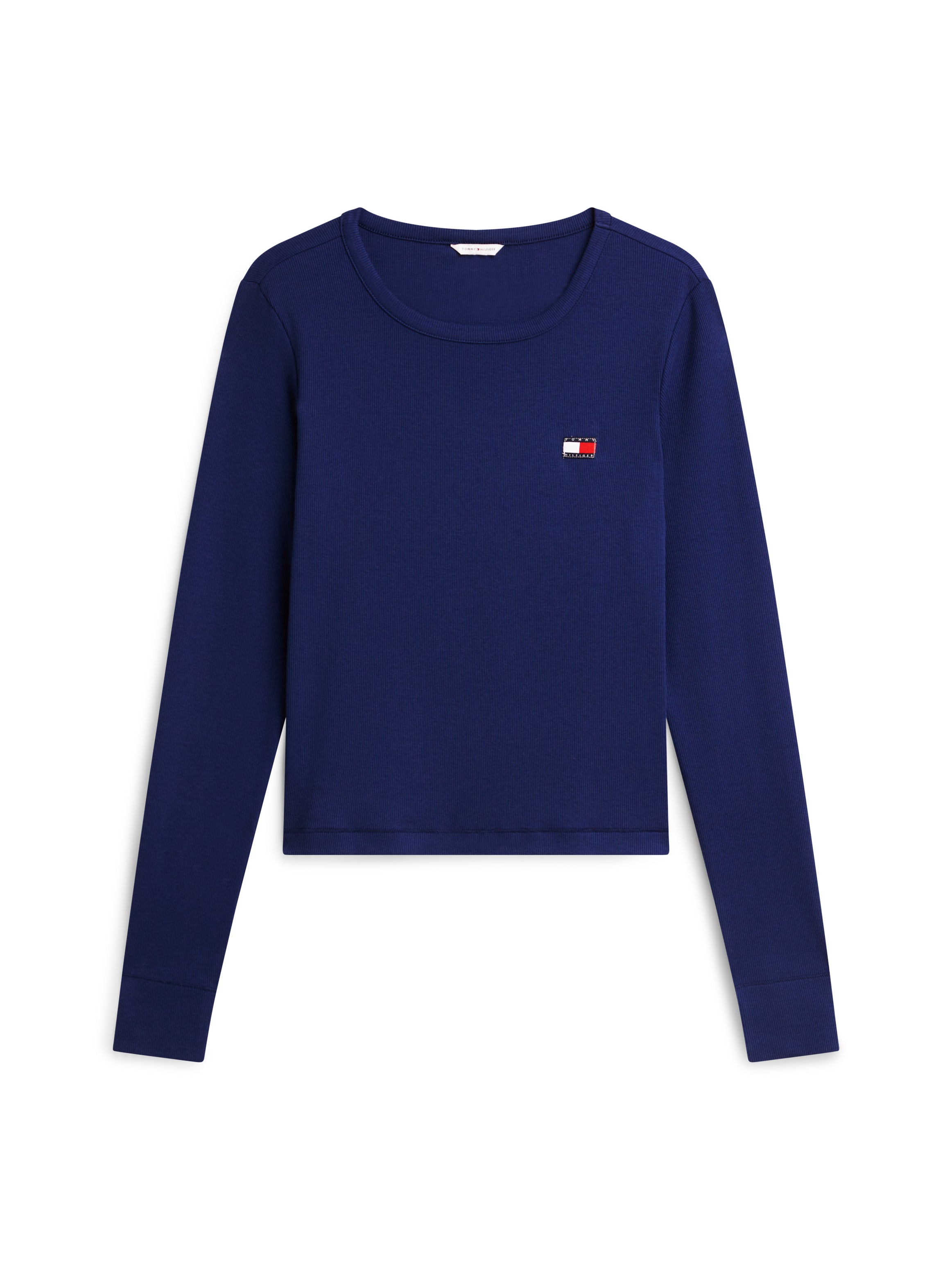 T-SHIRT RIB VIÐ LANGARI ERMU
