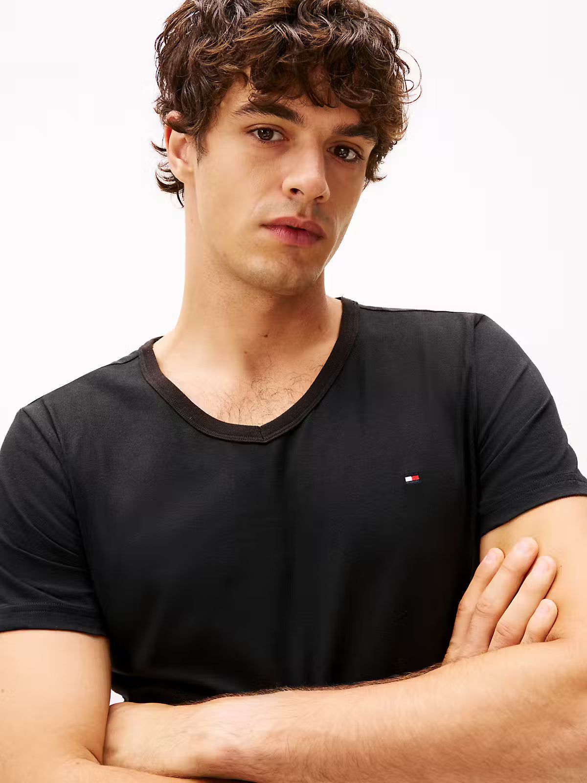 T-SHIRT 3STK Í PAKKA V-HÁLS