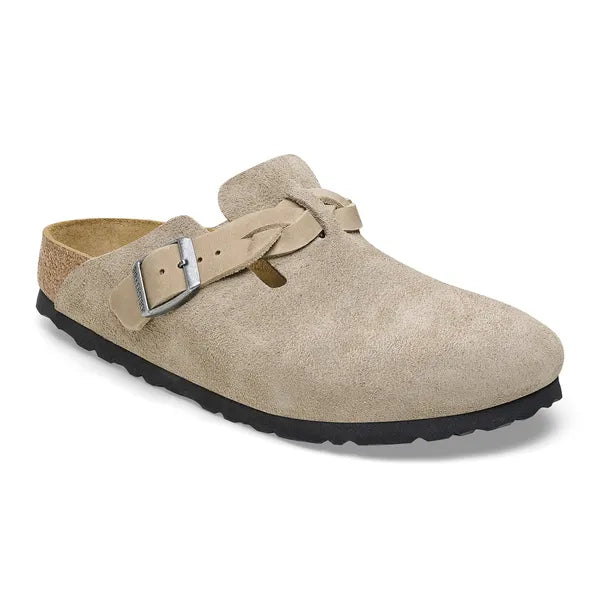 Boston Braided Suede Leather Women Smalur