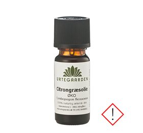 Citrongræsolie ØKO æterisk planteolie.10ml