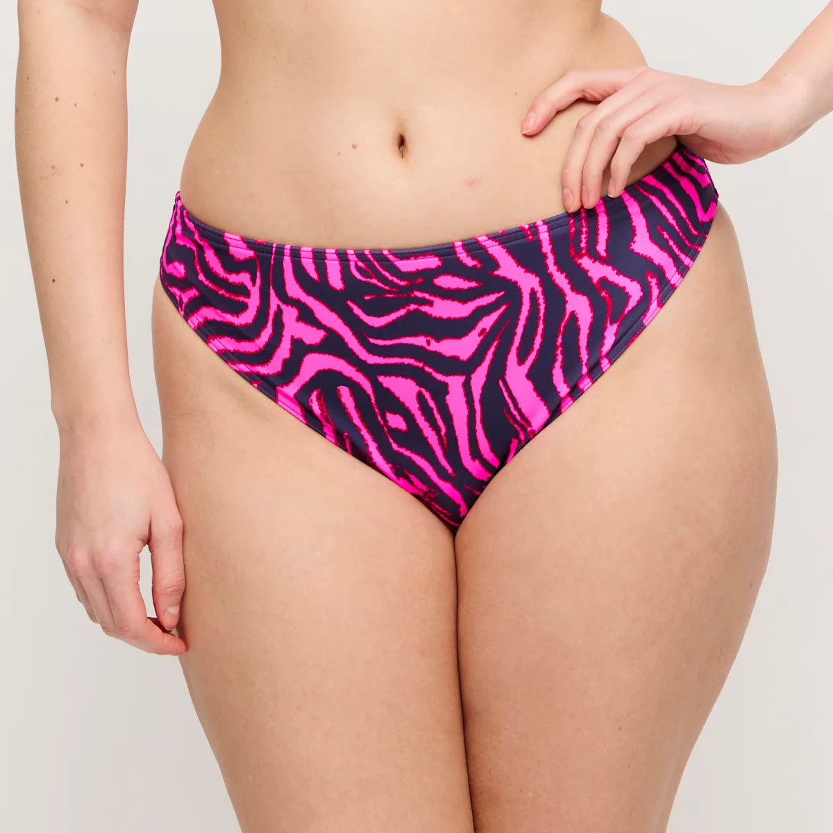 PrimaDonna Swim MALABO bikini briefs brazilian hot pink zebra