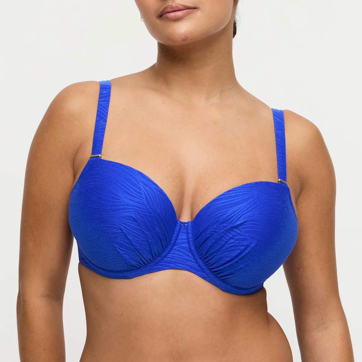 PrimaDonna Swim MANTAS padded balcony bikini top electric blue