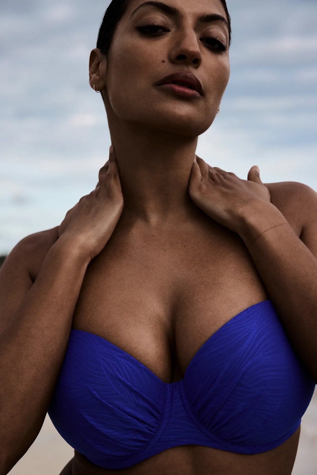 PrimaDonna Swim MANTAS padded balcony bikini top electric blue