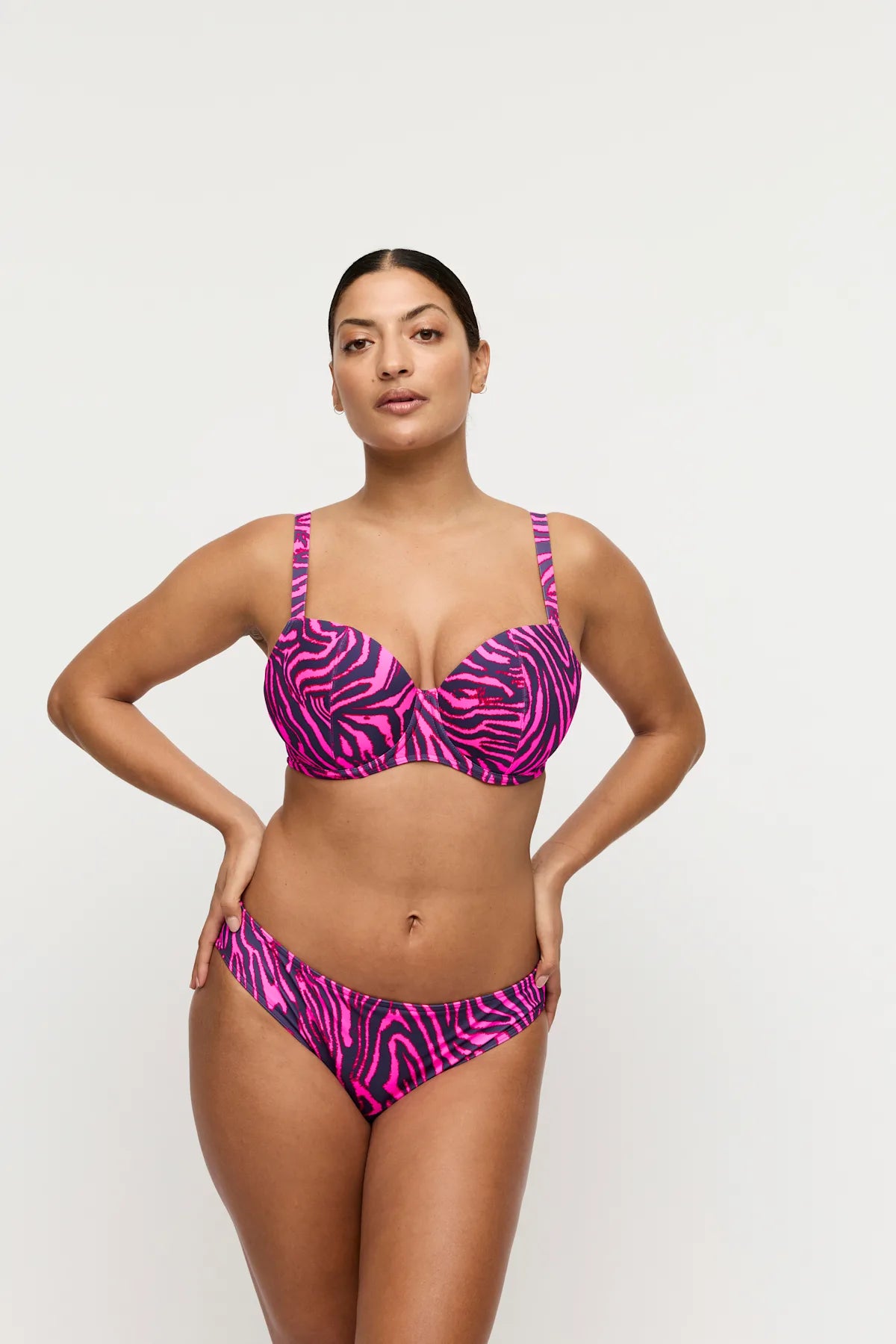 PrimaDonna Swim MALABO bikini briefs rio hot pink zebra