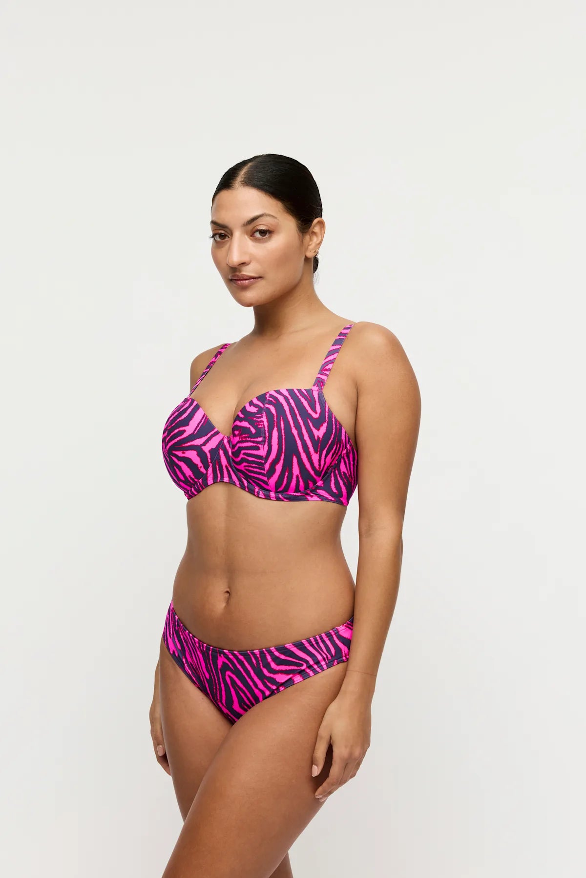 PrimaDonna Swim MALABO bikini briefs rio hot pink zebra