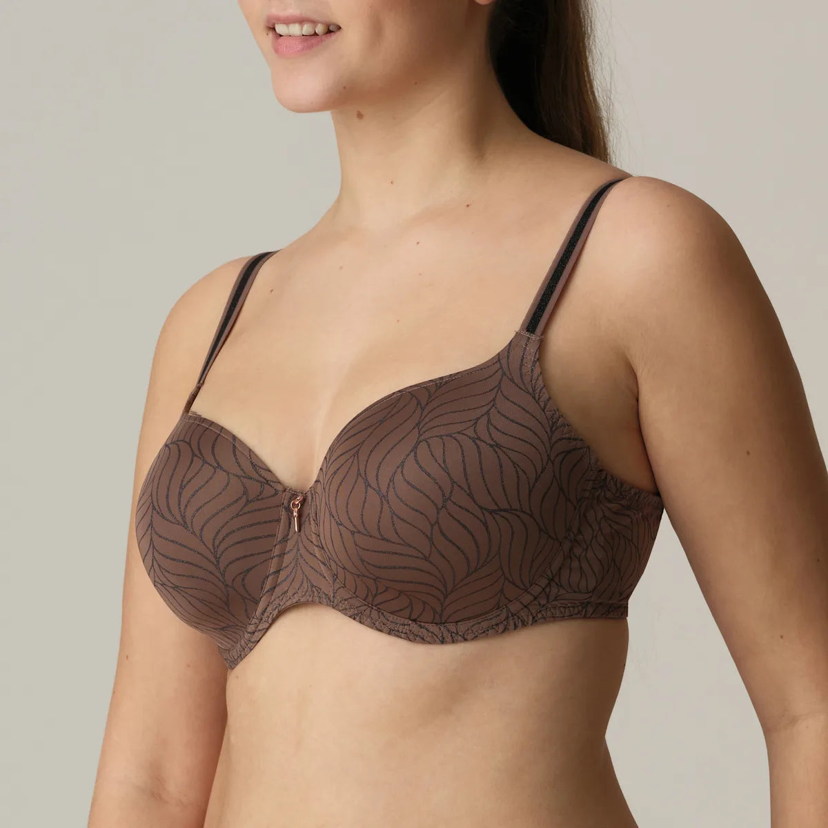 PrimaDonna Twist AJUSCO padded heartshape bra Caribe Taupe