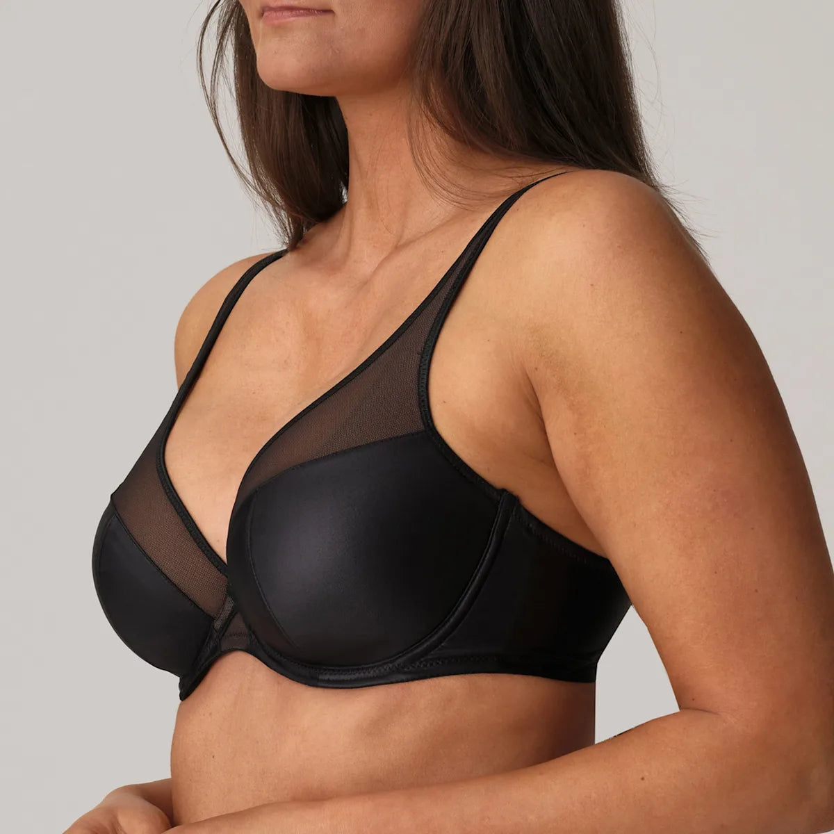 PrimaDonna Twist ZIPOLITE half padded plunge bra black