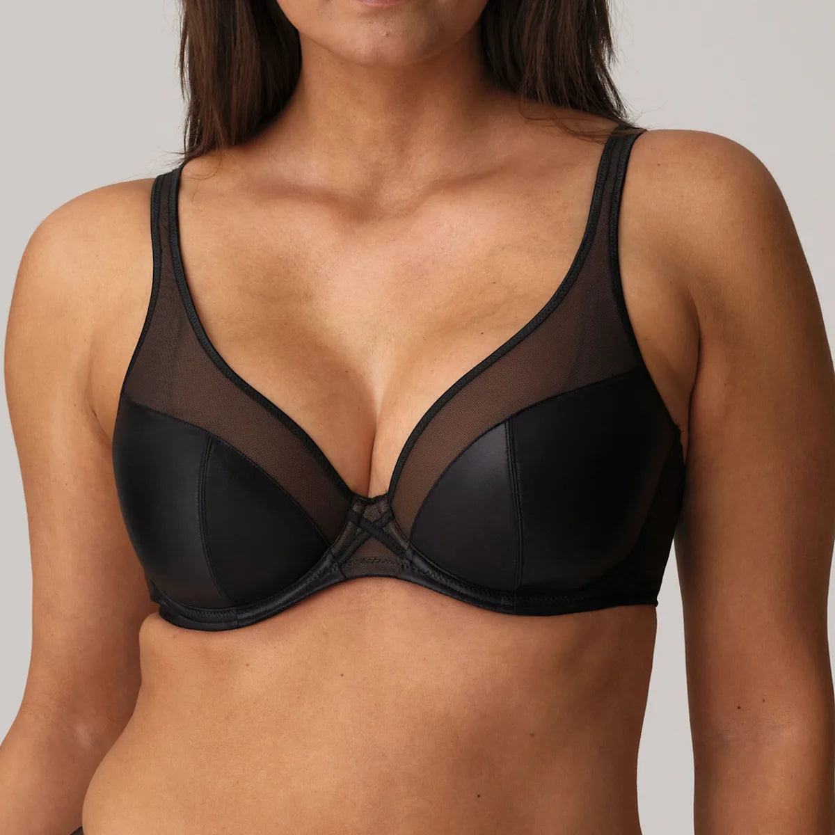 PrimaDonna Twist ZIPOLITE half padded plunge bra black