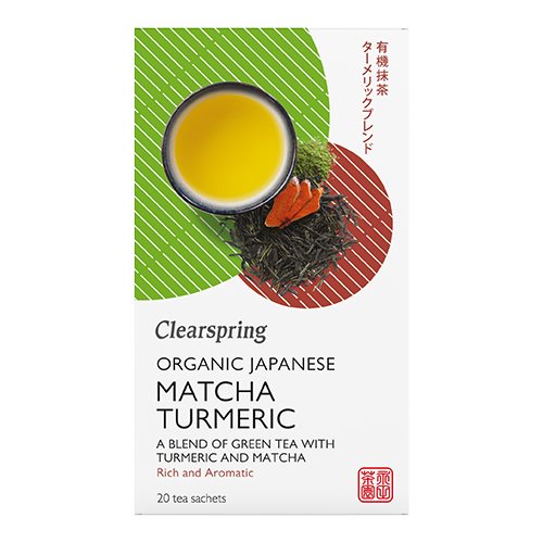 Grøn te m. Matcha & Gurkemeje Ø 20stk