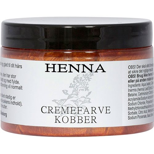 Henna cremefarve kobber