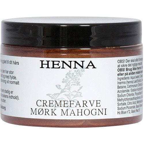 Henna Cremefarve Mørk Mahogni