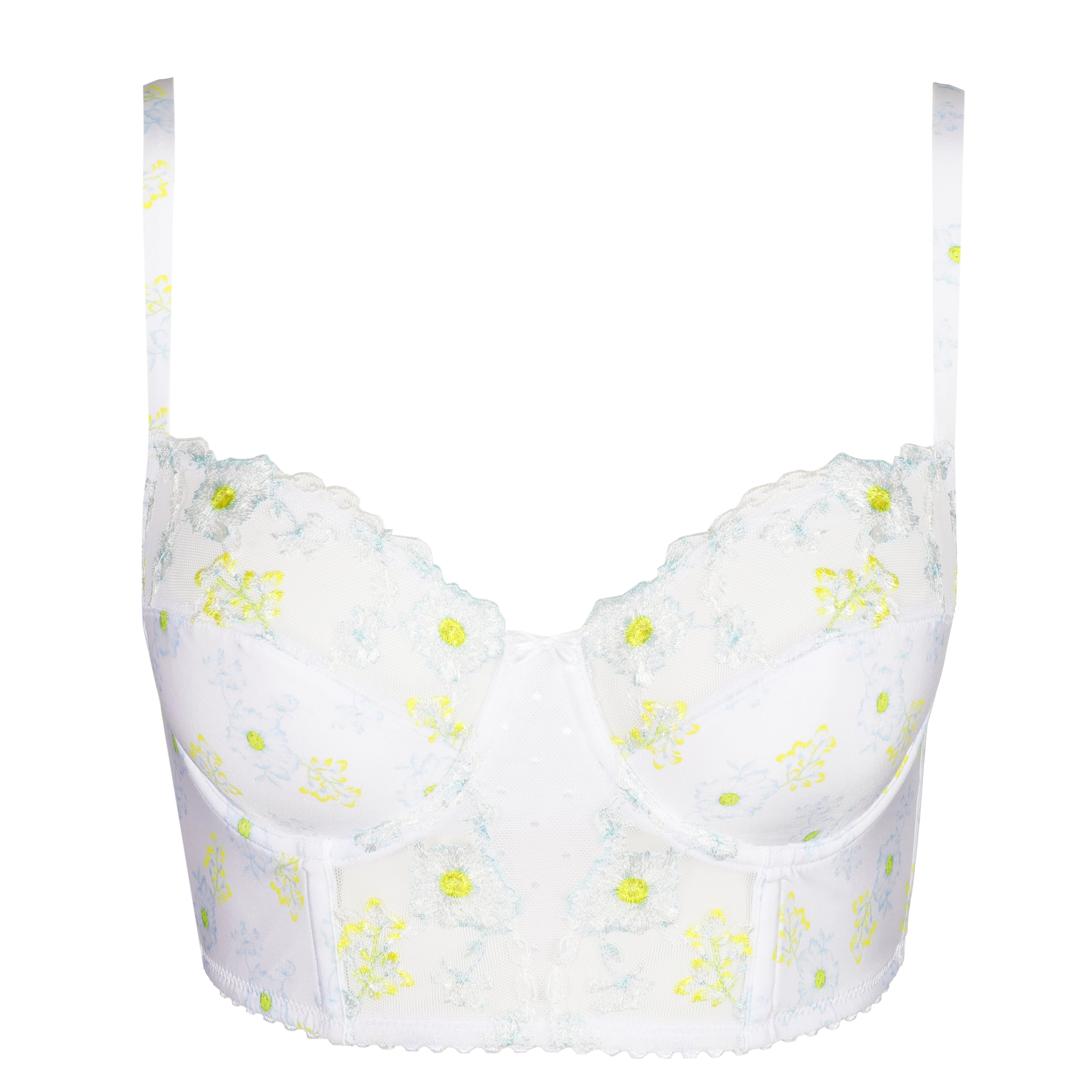 Marie Jo CHEN balcony bra horizontal seam white yacht