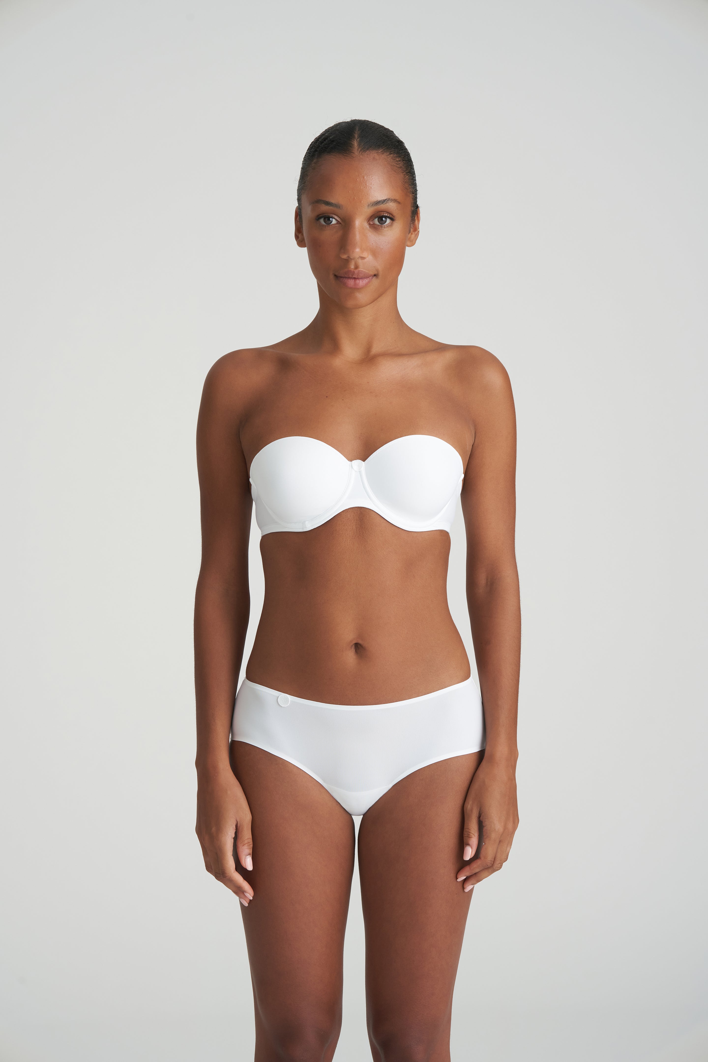Marie Jo TOM padded bra strapless white
