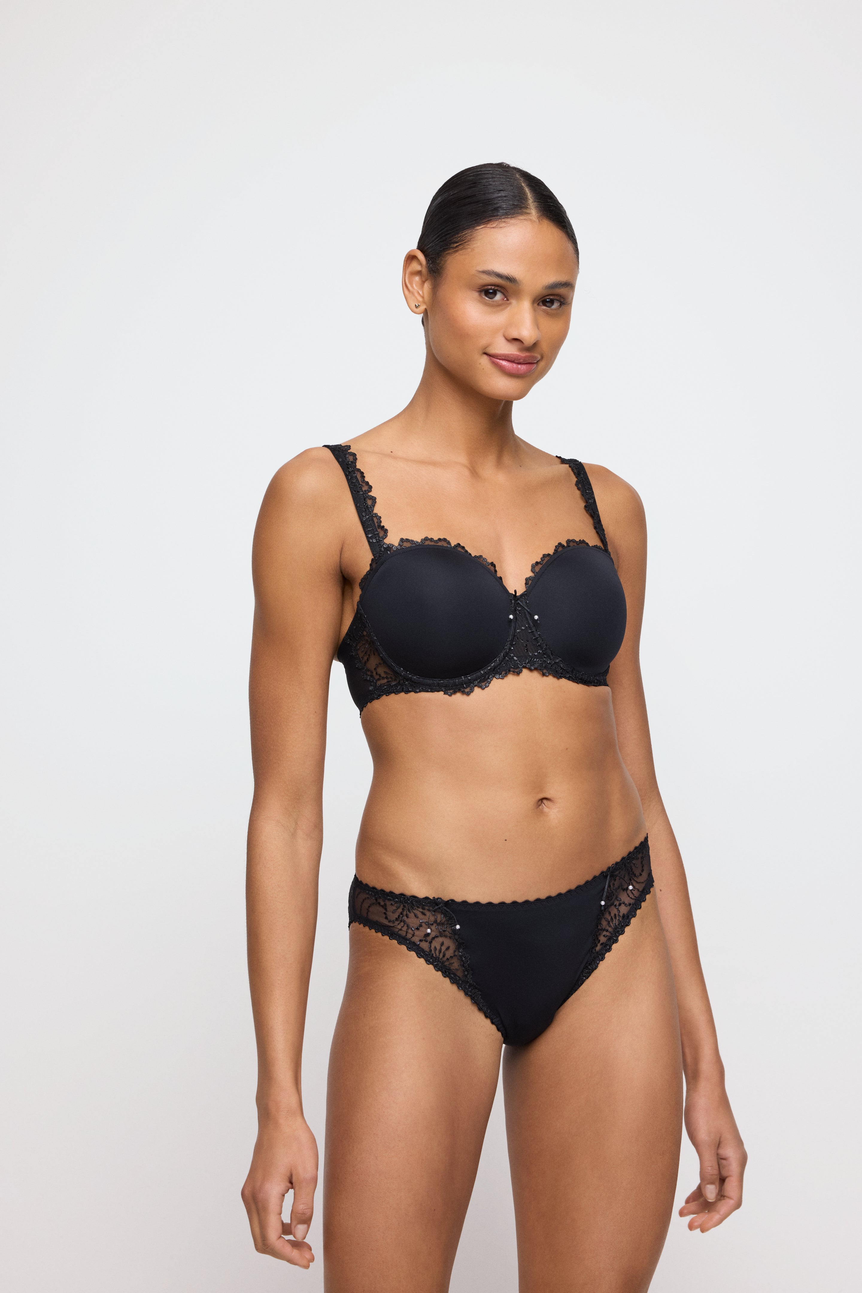 Marie Jo JANE padded bra strapless black