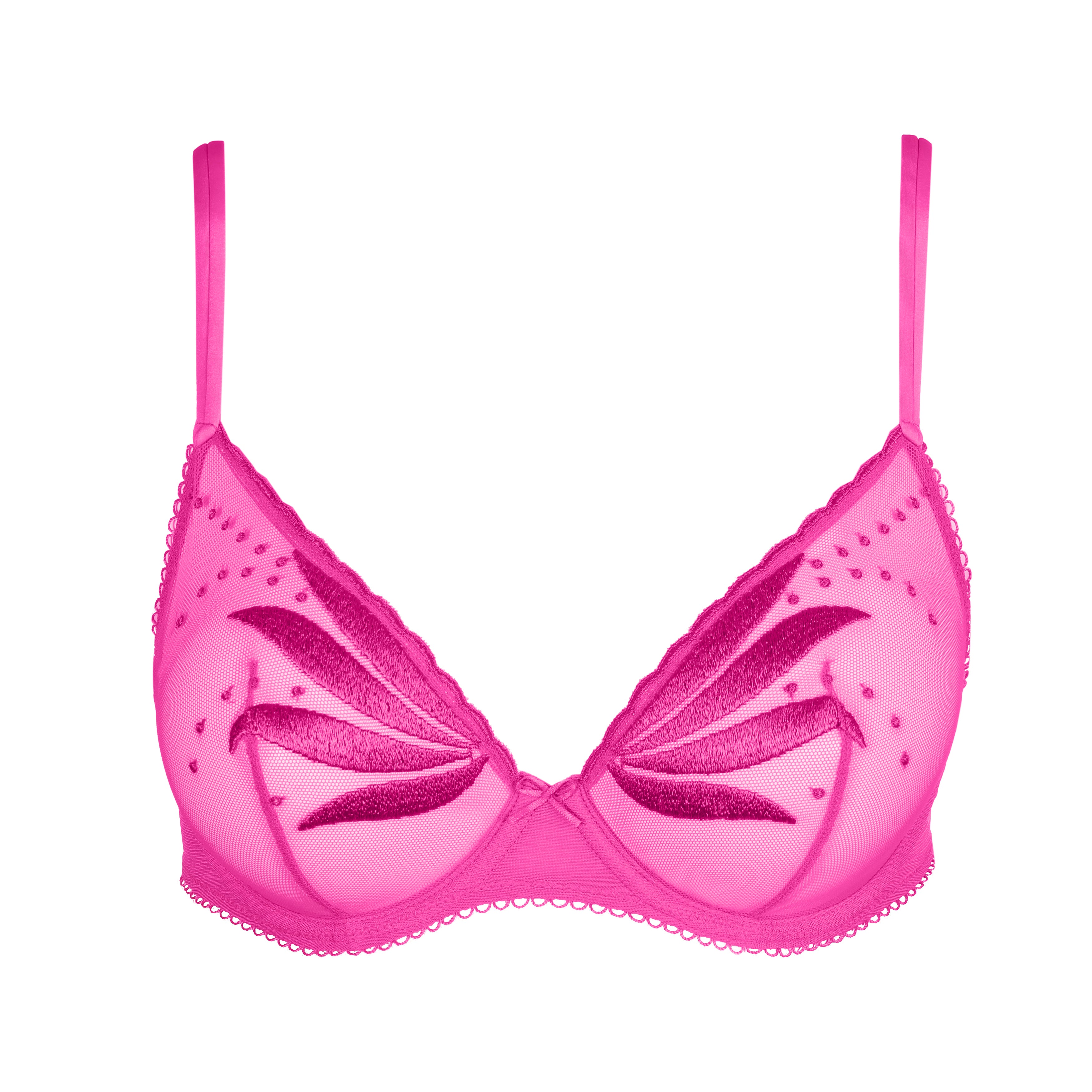 Marie Jo ETOILE plunge bra cactus flower