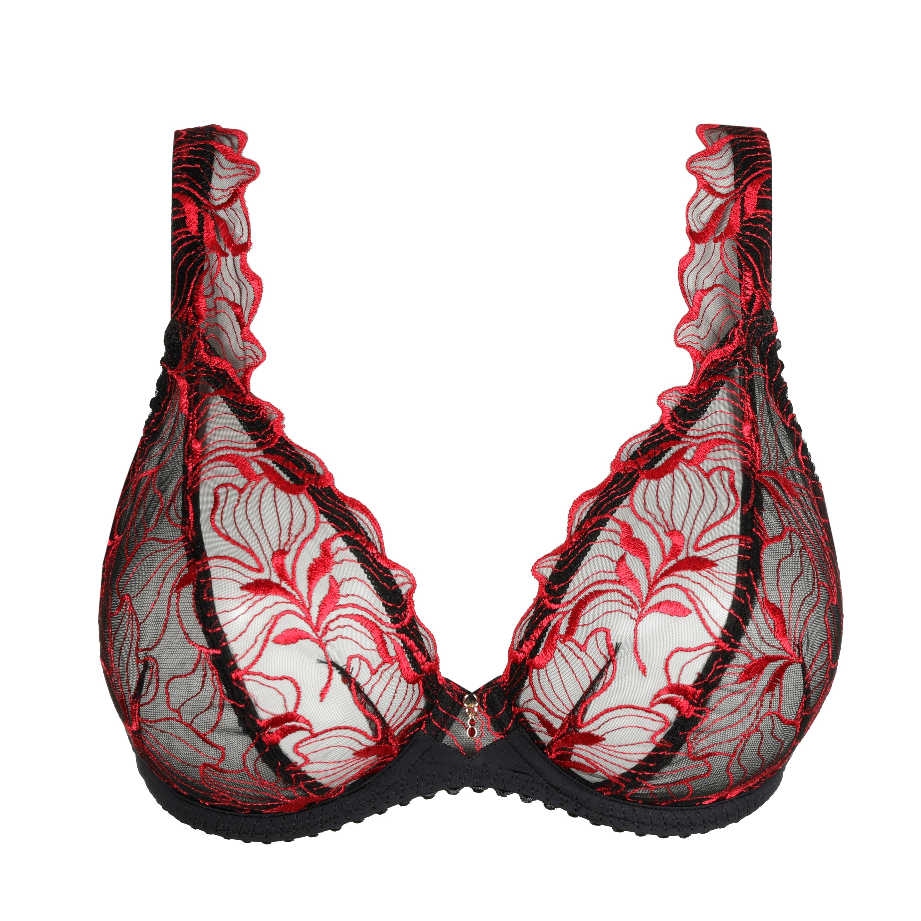 PrimaDonna SPRINGDALE plunge bra Black Rose