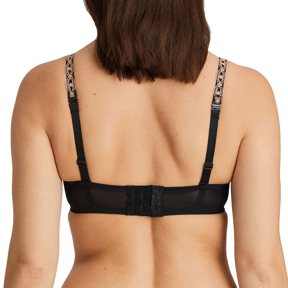 PDTwist A LA FOLIE hart shape bra Black
