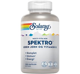 Spektro Multi-Vita-Min uden jern og K 200kap