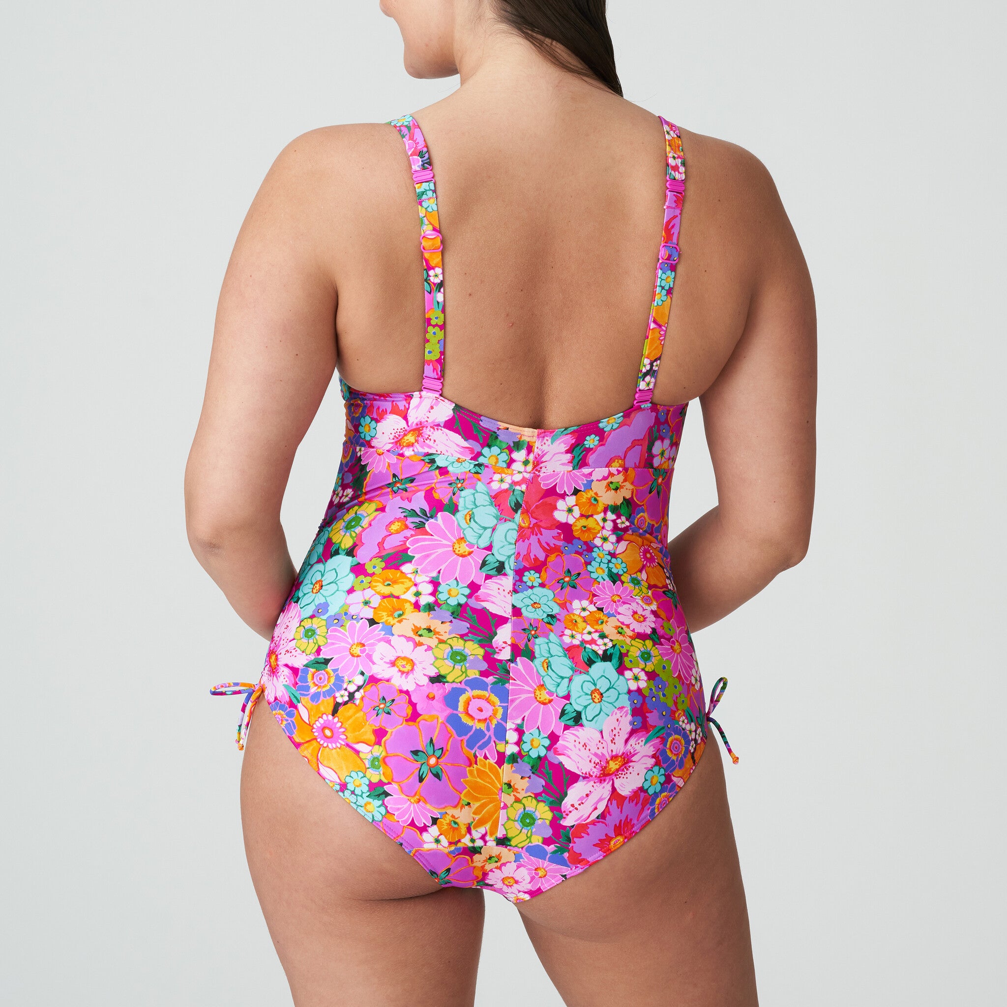 PrimaDonna Swim NAJAC plunge swimsuit Floral Explosion