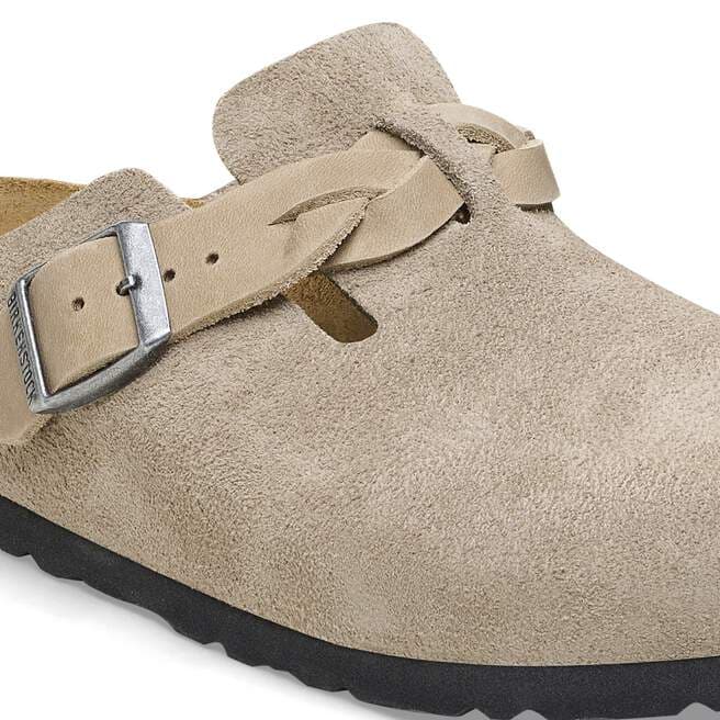 Boston Braided Suede Leather Women Smalur