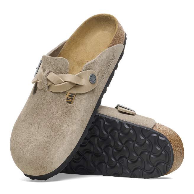 Boston Braided Suede Leather Women Smalur
