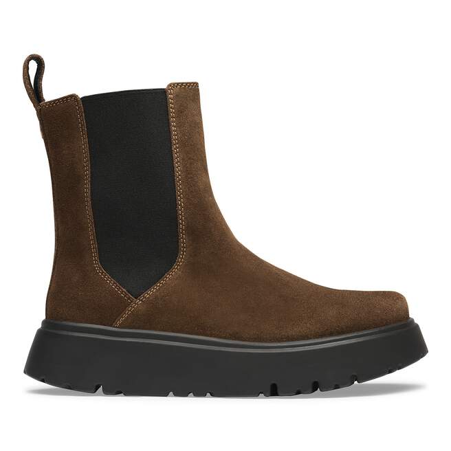 Theda Chelsea Suede Leather