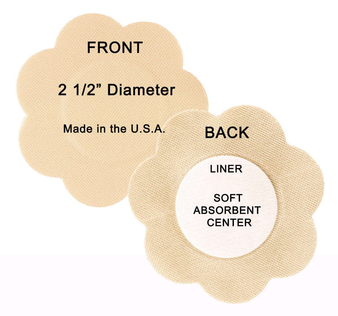 Petal Tops Nippel Cover Beige