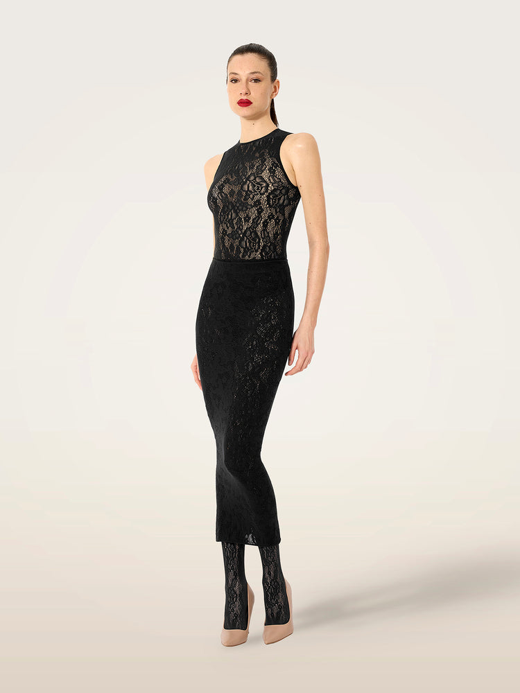 INFINITE ROSE NET TIGHTS