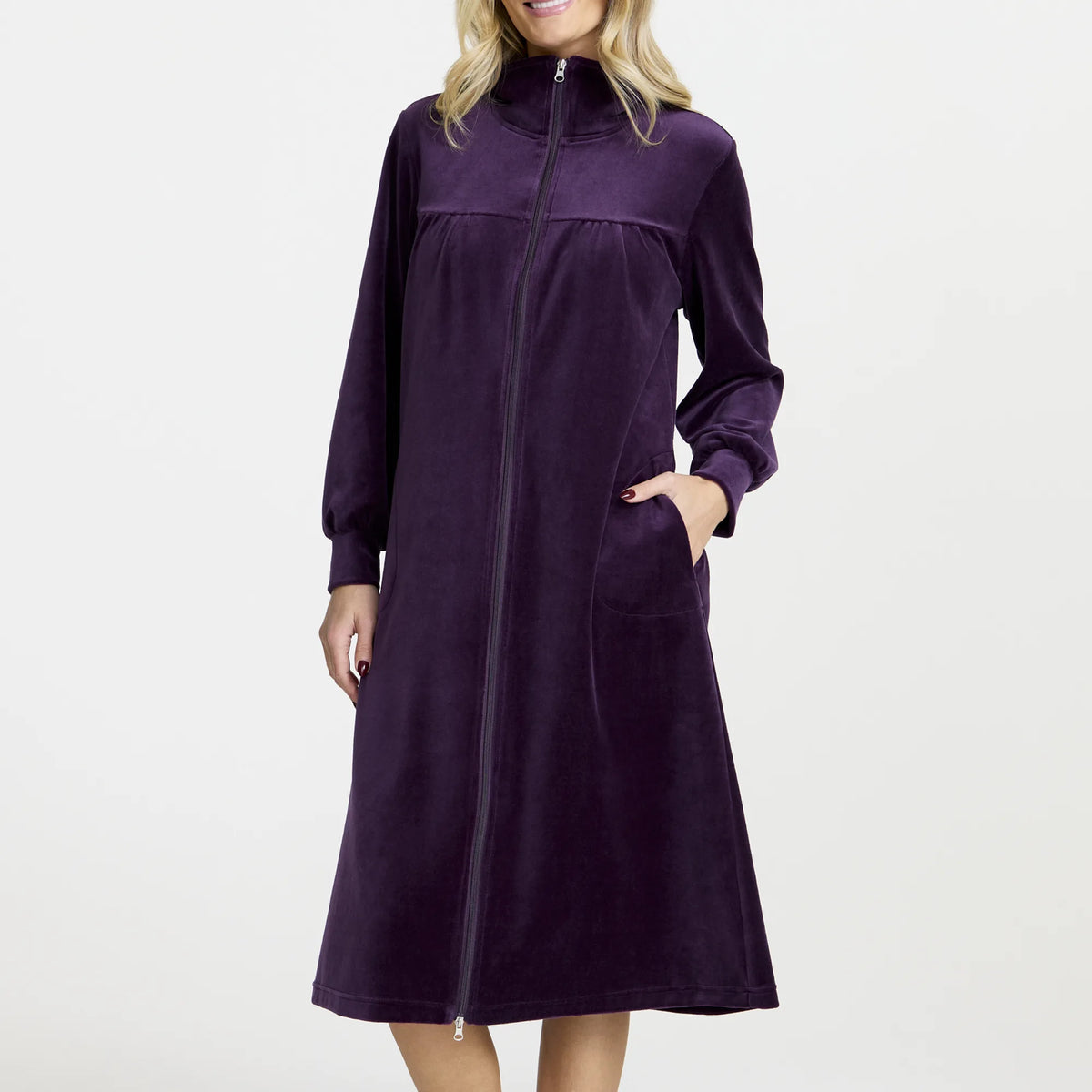 Velurkápi við lynlási og lummum 115CM