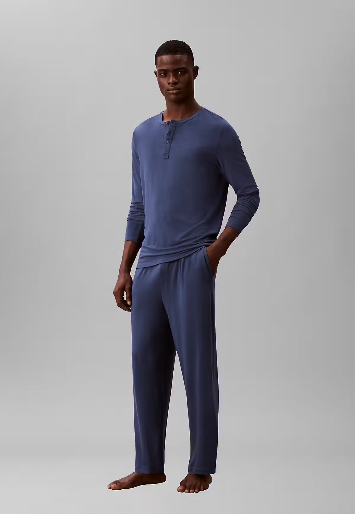 LS PANT SET Dark Denim  XL