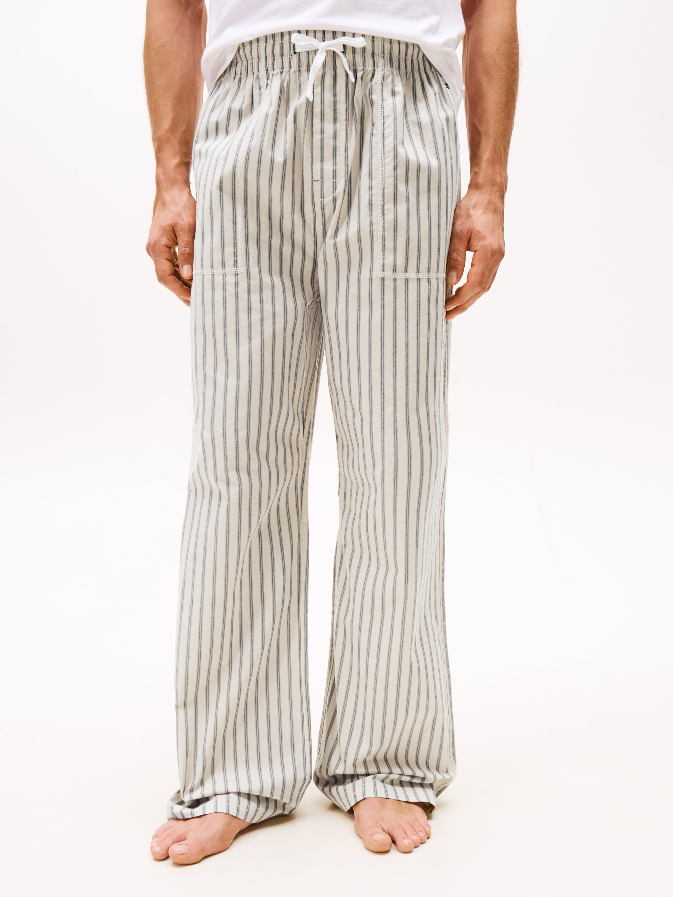 TOMMY HILFIGER STRÍPUTAR BUKSUR VIÐ LUMMA