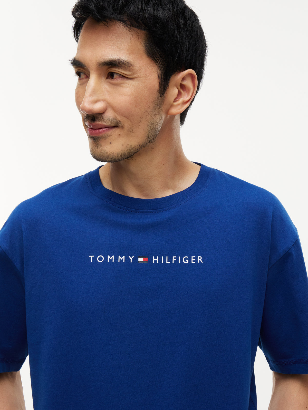 TOMMY HILGIGER T-SHIRT VIÐ LOGO