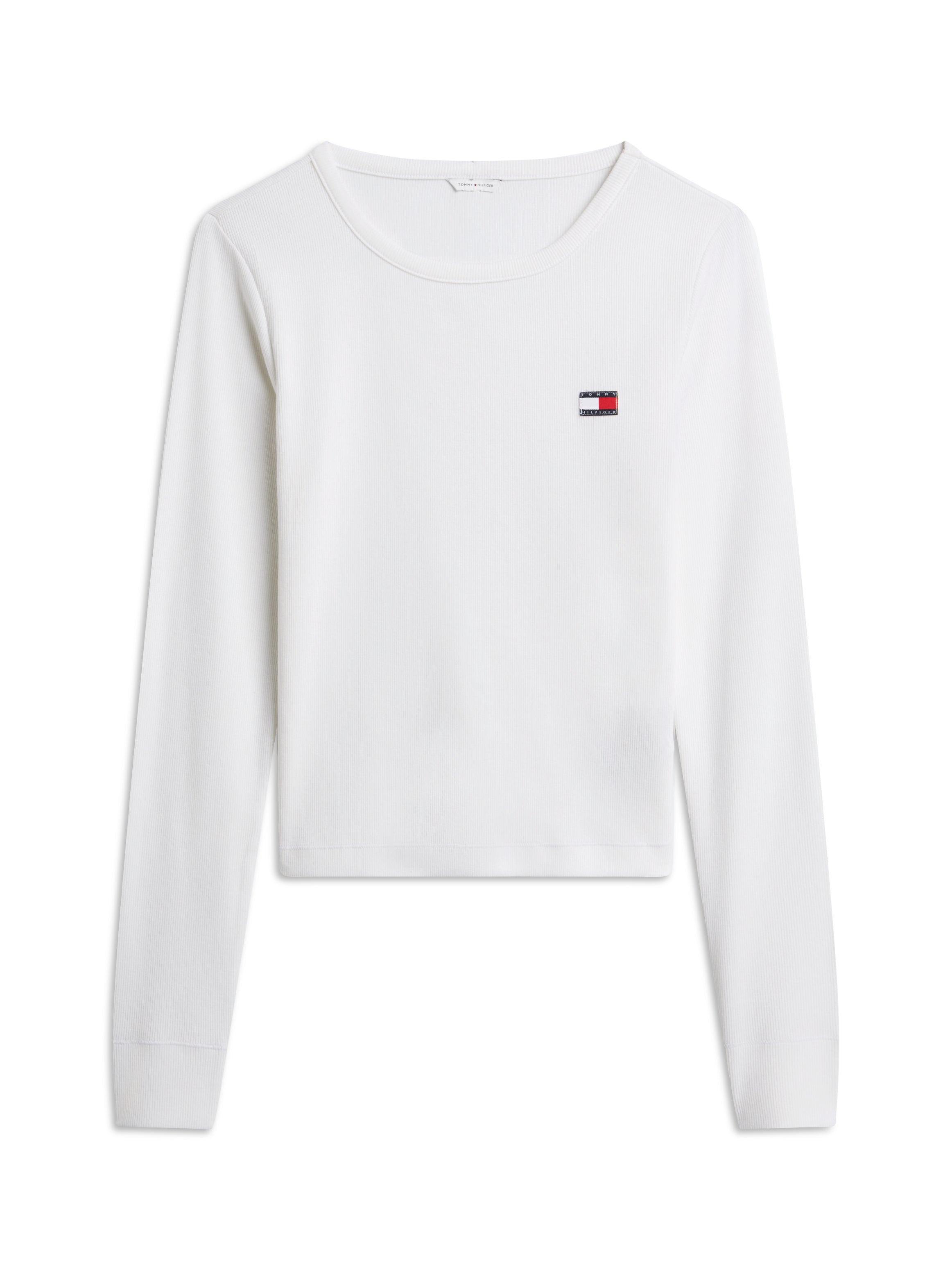 T-SHIRT RIB VIÐ LANGARI ERMU