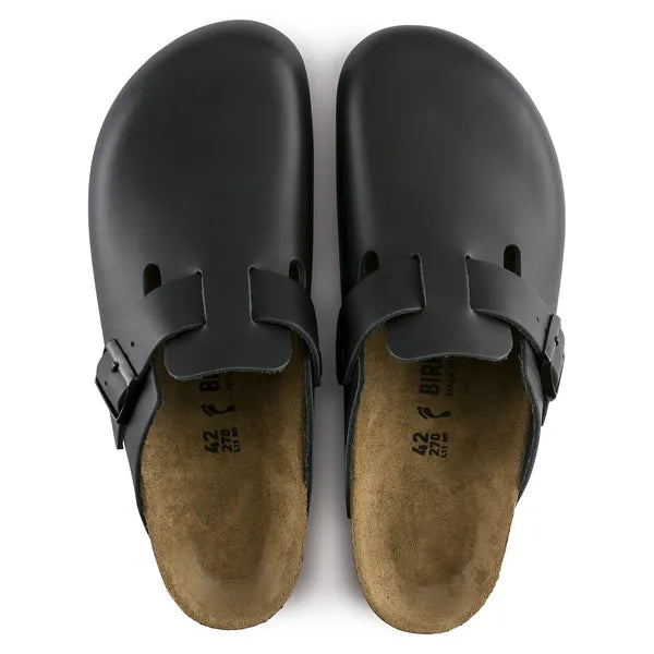 BOSTON SMALUR NATURAL LEATHER Black