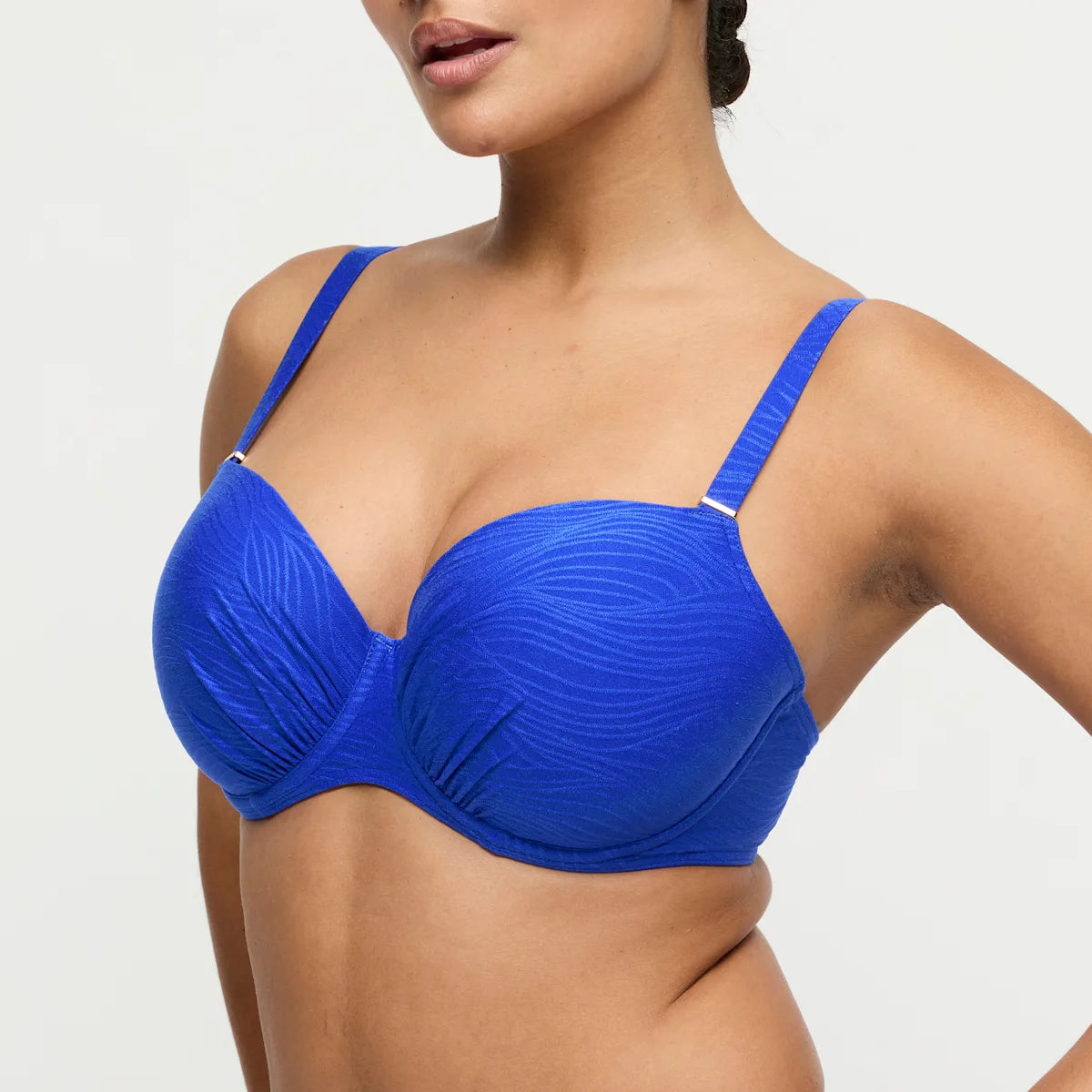 PrimaDonna Swim MANTAS padded balcony bikini top electric blue